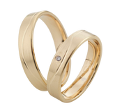 Linden Trauringe / Eheringe Benken mit zeitlosem Design - 256/257